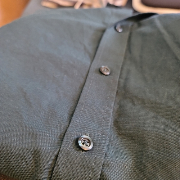 Topman Teal Button-Down Longsleeve Men's Shirt | Size XS - Picture 6 of 6